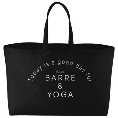 Oversized Tote - Today is a good day for Barre & Yoga Thumbnail