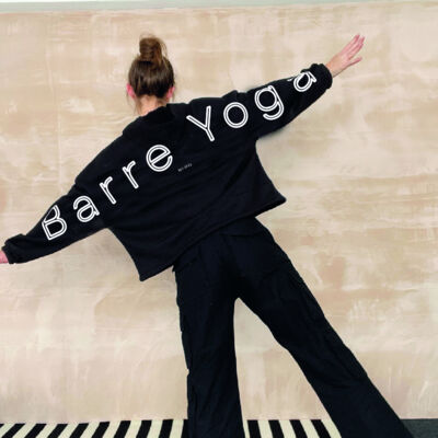 Barre Yoga Back with Shoulder Print  Thumbnail