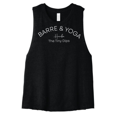 Barre & Yoga Racerback Tiny Dips Vest.   Thumbnail